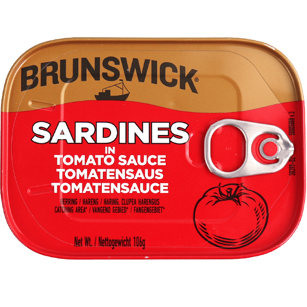 Brunswick Sardines in Tomato Sauce 106g | سردين بصلصة الطماطم برونزويك 106غ