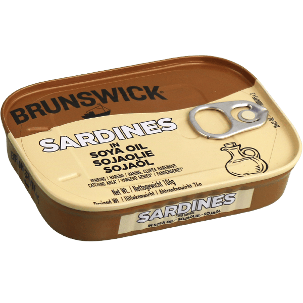 Brunswick Sardines in Soya Oil 106g | سردين بزيت الصويا برونزويك 106غ