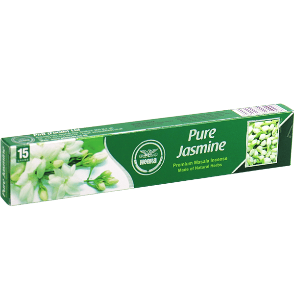 Heera Pure Jasmine Incense Sticks 15g | بخور برائحة الياسمين هيرا 15غ
