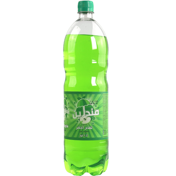 Green Apple Soft Drink Mandalin 1.5L | مشروب غازي تفاح أخضر مندلين 1.5 لتر