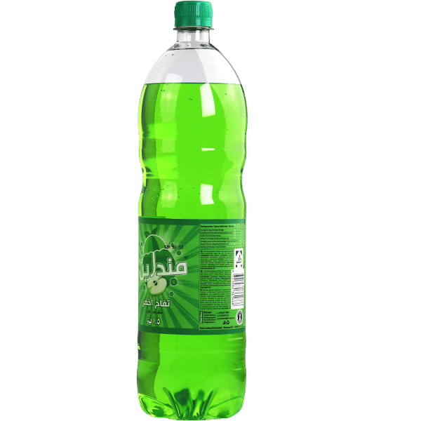 Green Apple Soft Drink Mandalin 1.5L | مشروب غازي تفاح أخضر مندلين 1.5 لتر