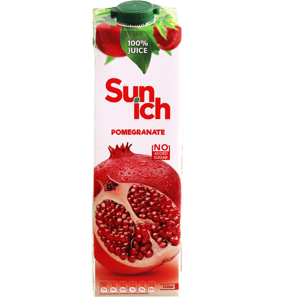 Sunich Pomegranate Juice 1L | عصير رمان سن ايتش 1 لتر