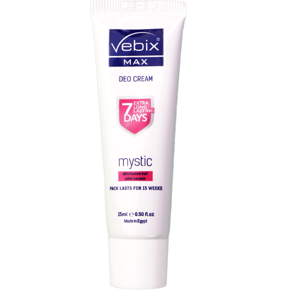 Deo Cream Mystic Women Vebix Max 15ml | ديو كريم مايستك للنساء فيبكس ماكس 15مل