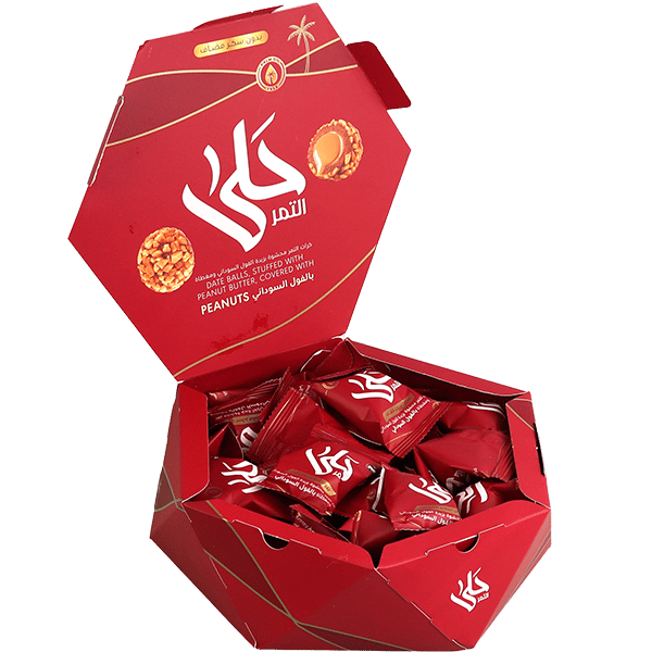 Date Balls with Peanut Butter & Peanuts Makki 500g | حلى التمر بزبدة الفول السوداني مكي 500غ