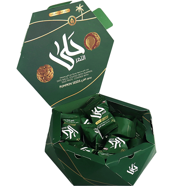 Date Balls with Pumpkin Seeds Makki 500g | حلى التمر ببذور القرع مكي 500غ
