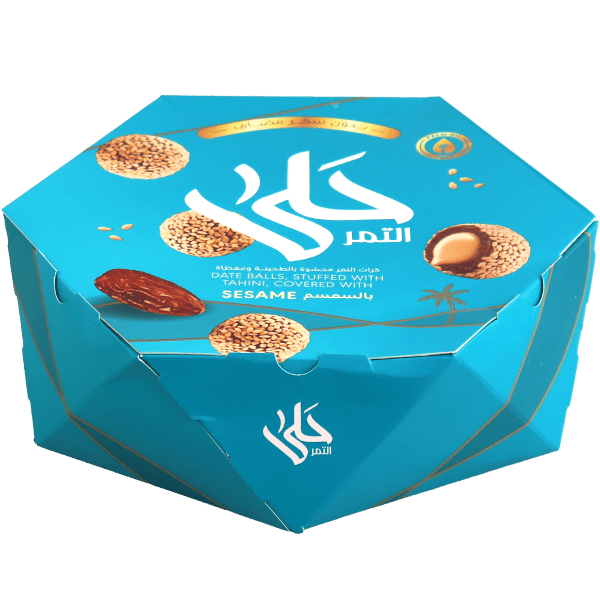 Tahini Date Balls with Sesame Hala Al Tamr 500g | كرات التمر بالطحينة والسمسم حلى التمر 500غ