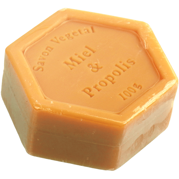 Honey and Propolis Vegetable Soap 100g | صابون نباتي بالعسل وصمغ النحل 100غ