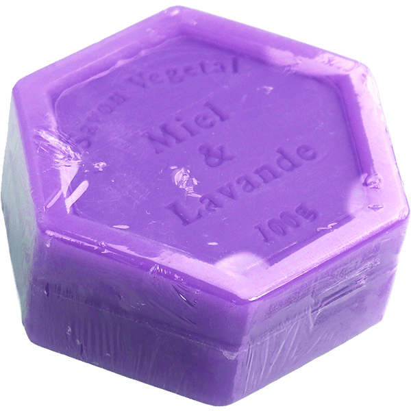 Honey and Lavender Vegetable Soap 100g | صابون نباتي بالعسل واللافندر 100غ