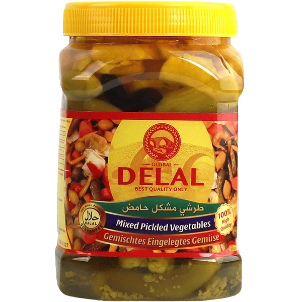 Mixed Pickled Vegetables Delal Jar | طرشي مشكل حامض دلال مرطبان