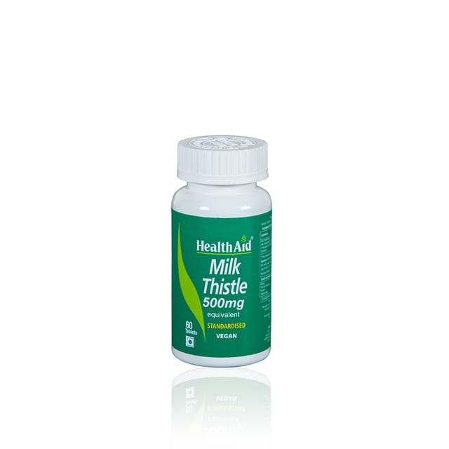 HealthAid - Milk Thistle 500mg (Equivalent) -60 Tablets