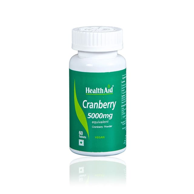 HealthAid - Cranberry 5000mg (Equivalent) -60 Tablets