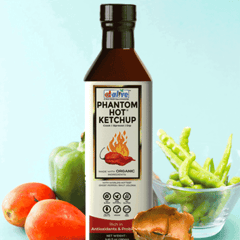 D-Alive Organic Phantom Hot (Tomato) Ketchup - 300g