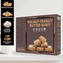 D-Alive Organic Walnut Peanut Butter Barfi - 200g