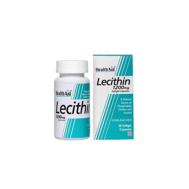 HealthAid - Lecithin 1200mg -50 Softgel Capsules