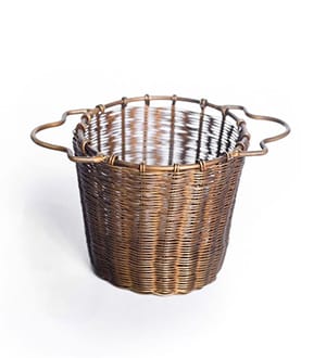 Antique Brass Tea Strainer Basket
