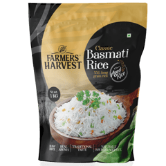 Farmers Harvest -   Classic Basmati Rice - 1 KG | XXL Long Grain Rice