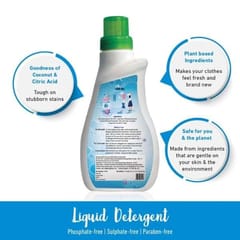 Tropical Dew - Liquid Detergent + Neem and Tulsi Fabric Conditioner- Pack of 2