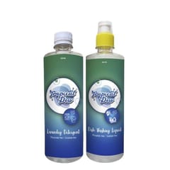 Tropical Dew - Laundry Detergent + Dish Washing Liquid- Pack of 2