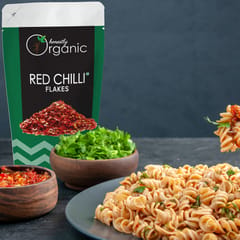 Honeslty Organic Dried Red Chilli Flakes Seasoning / Mirchee ke Parat (USDA Certified, 100% Pure & Natural) - 150g (Pack of 2)