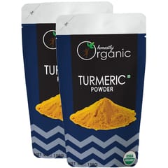 Honestly Organic Turmeric Powder/ Haldi Powder (USDA Organic Certified, 100% Pure & Natural, High in Curcumin) - 150g (Pack of 2)