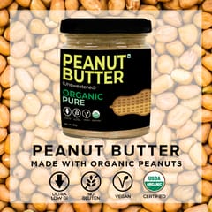 D-Alive Organic Peanut Butter (Unsweetened) - 180g (Pack of 2)