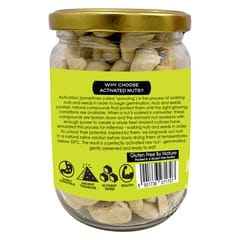 Activated Organic Cashews - Mildly Salted (USDA Organic, Long Soaked & Air Dried to Crunchy Perfection) - 150g