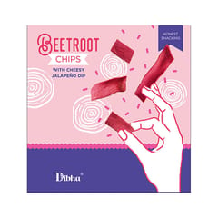 DIBHA - Beetroot Chips with Cheesy Jalapeno Dip 70g