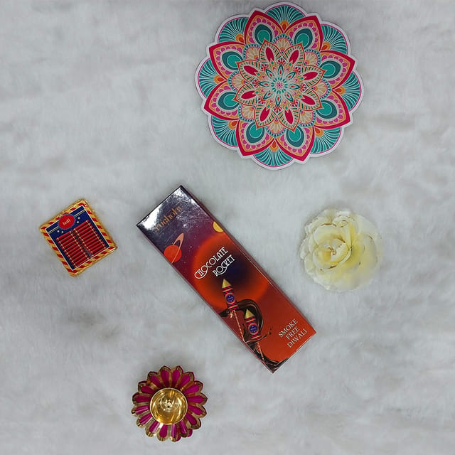 DIBHA-RUCHOKS Diwali Premium Rocket Chocolates Gift Pack 80g D1