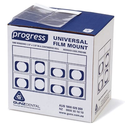 Progress Universal X-Ray Film Mounts Window - Box of 1000