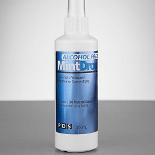 PDS Mouthrinse Concentrate Alcohol Free - Mint Drops 200ml Spray