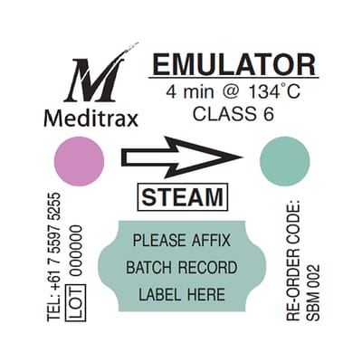 Meditrax Steam Emulator Class 6, SBM 002 - Pack 400