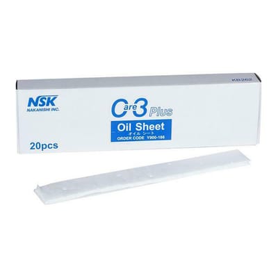 NSK Care3 Plus - Oil Absorber Sheet, Y900186 - Pack 20
