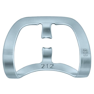 Dentech Rubber Dam Clamp Labial Stainless Steel 212 Cervical Clamp for Labial Cavities