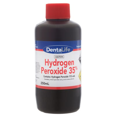 Dentalife Hydrogen Peroxide 35% - 250ml Dispenser Bottle
