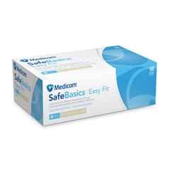 Medicom SafeBasics Easy Fit Latex Gloves Powder Free