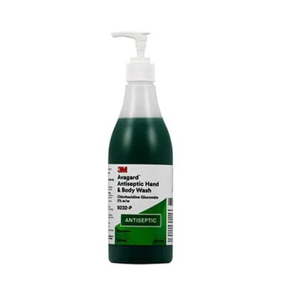 3M Avagard Antiseptic Hand & Body Wash with Chlorhexidine Gluconate 2% w/w, 9232-P - 500ml