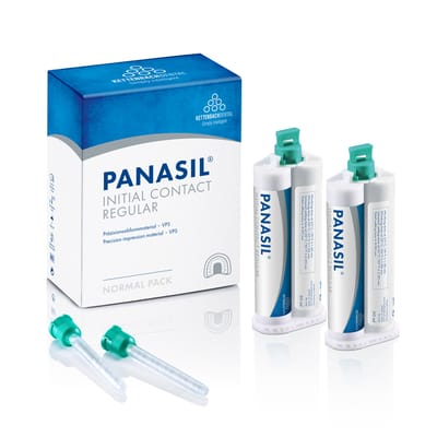 Kettenbach Panasil Initial Contact Normal Pack Cartridge 50ml - Pack 2