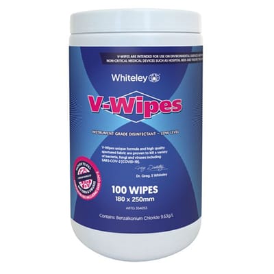 V-Wipes Hospital Grade Disinfectant Wipes