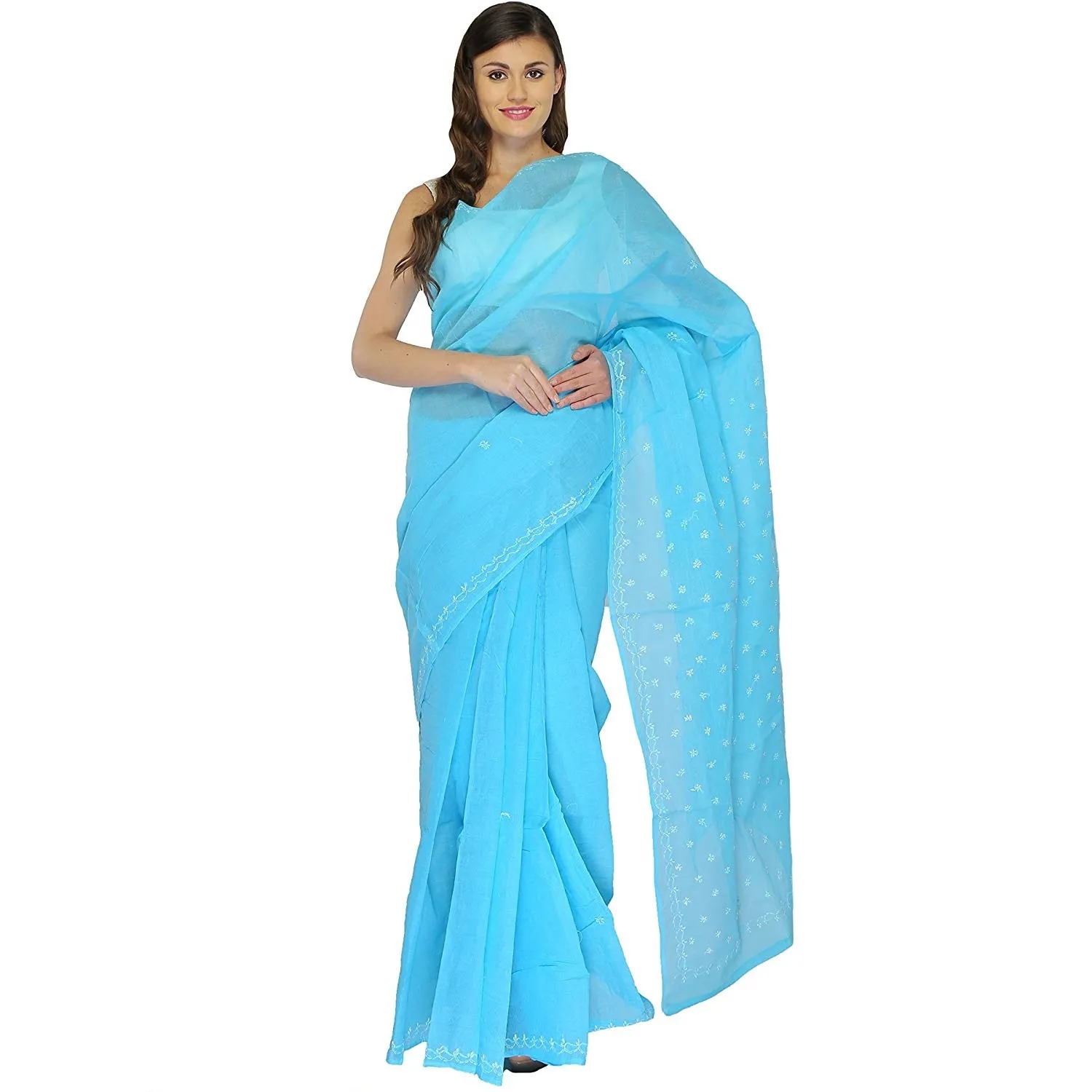 Women`s Traditional Bengal Handloom Tant Pure Cotton Saree Pompom Desi –  India4Local