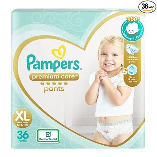 Pampers Premium Care Pants Baby Diapers Large size 17 Count | eBay
