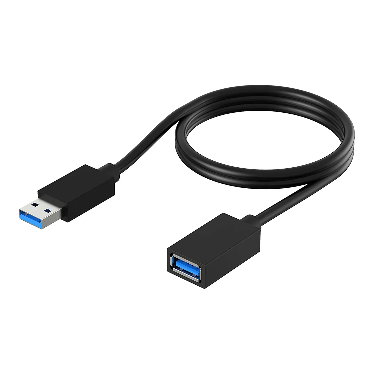 USB Extension Cable Type A Male to Female Extension Cord, Data Transfer Compatible with USB Keyboard,Mouse,Flash Drive