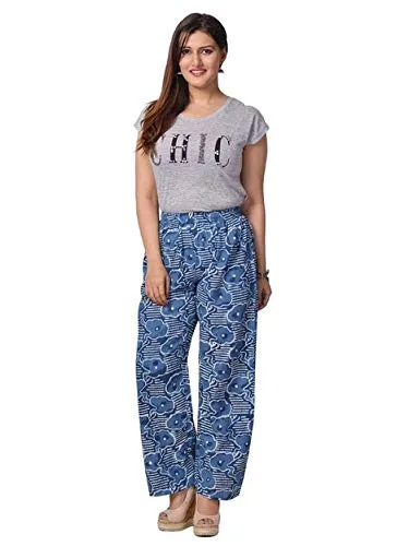 Indian Ladies Casual Loose Fit White Cotton Plain Palazzo Pants With Flared Wide  Leg at Best Price in Jodhpur  Shyamji Garments  Boutiques