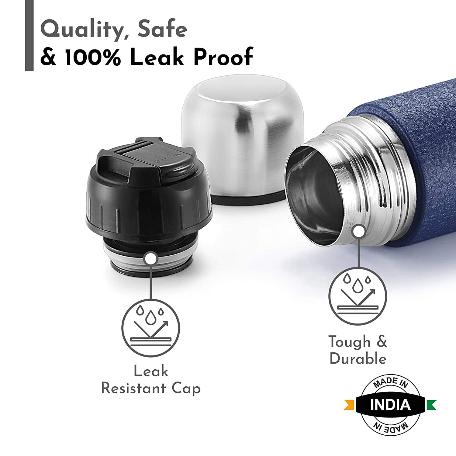 Best Home - or - Decor Pexpo 24 Hrs Hot & Cold 350 ML Stainless Steel Insulated ISI Certified Fl