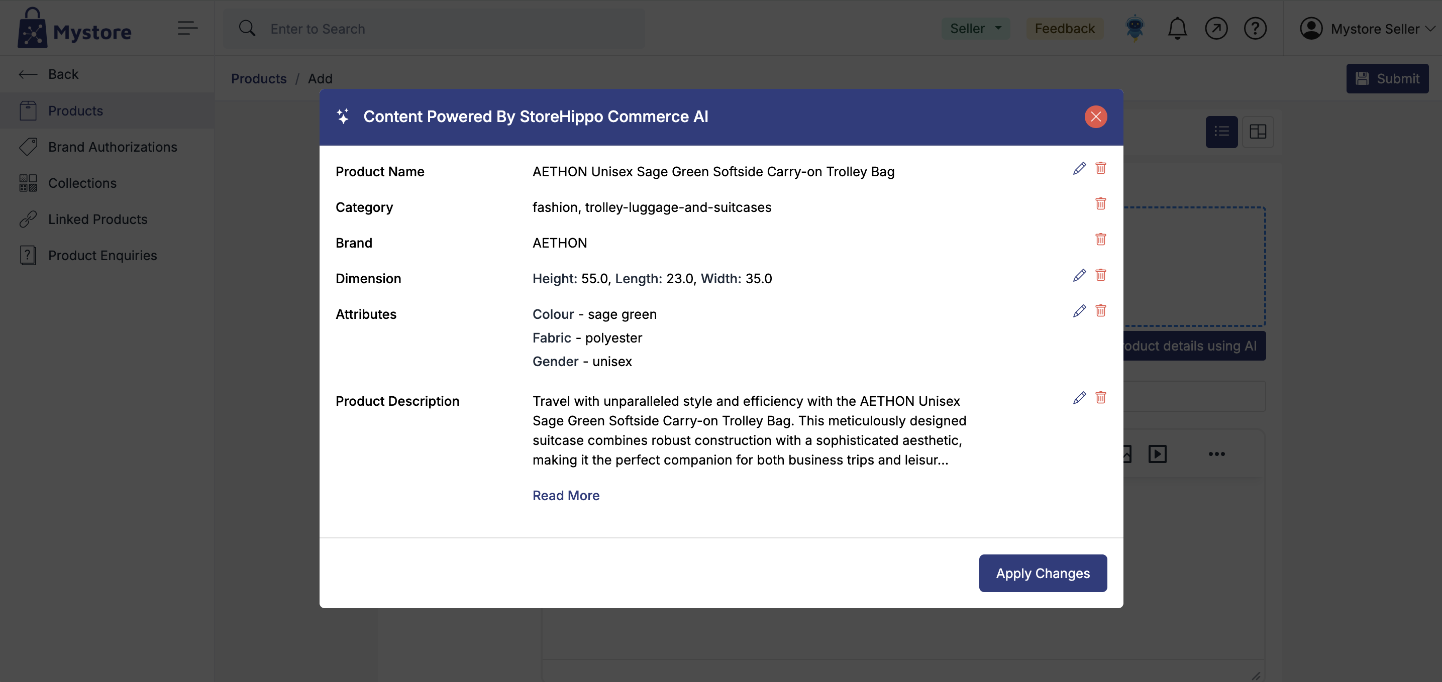 Adding Products Manually