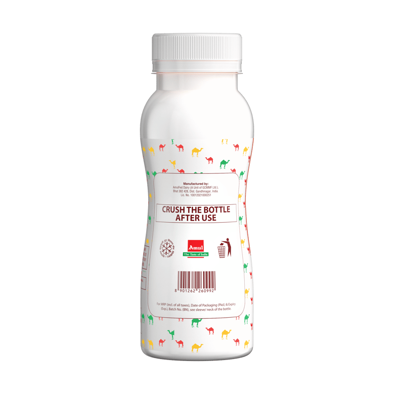 Amul Camel Milk Bottle, 200 mL | Pack of 30