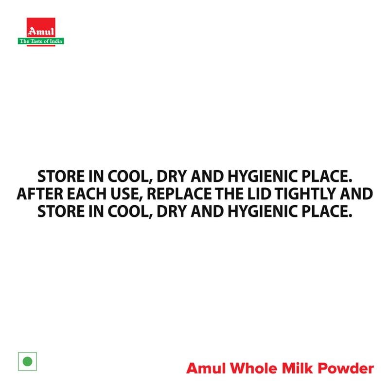 Amul Whole Milk Powder, 450 g | Pack of 2