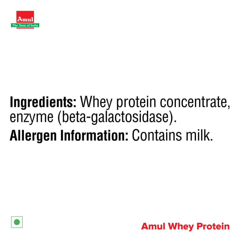 Amul Whey Protein, 32 g | Pack of 30 Sachets