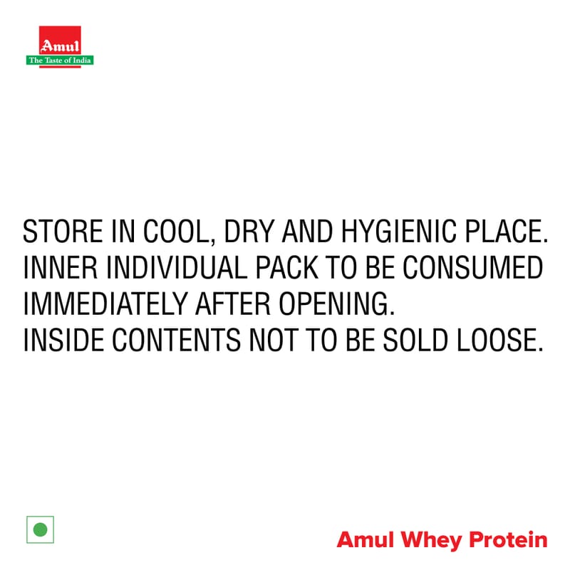 Amul Whey Protein, 32 g | Pack of 30 Sachets