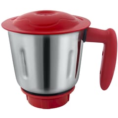 Maharaja Whiteline Flora MX-133 550-Watt 3-Speed Mixer Grinder with 3 Jar (Red/White) 5200101091