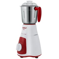 Maharaja Whiteline Flora MX-133 550-Watt 3-Speed Mixer Grinder with 3 Jar (Red/White) 5200101091